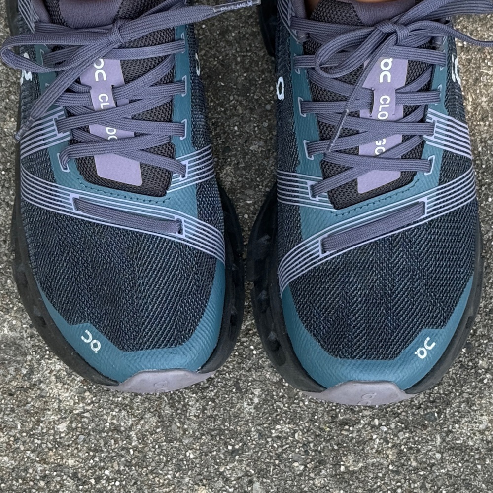 On Running Women's Athletic Shoes - Black and Blue